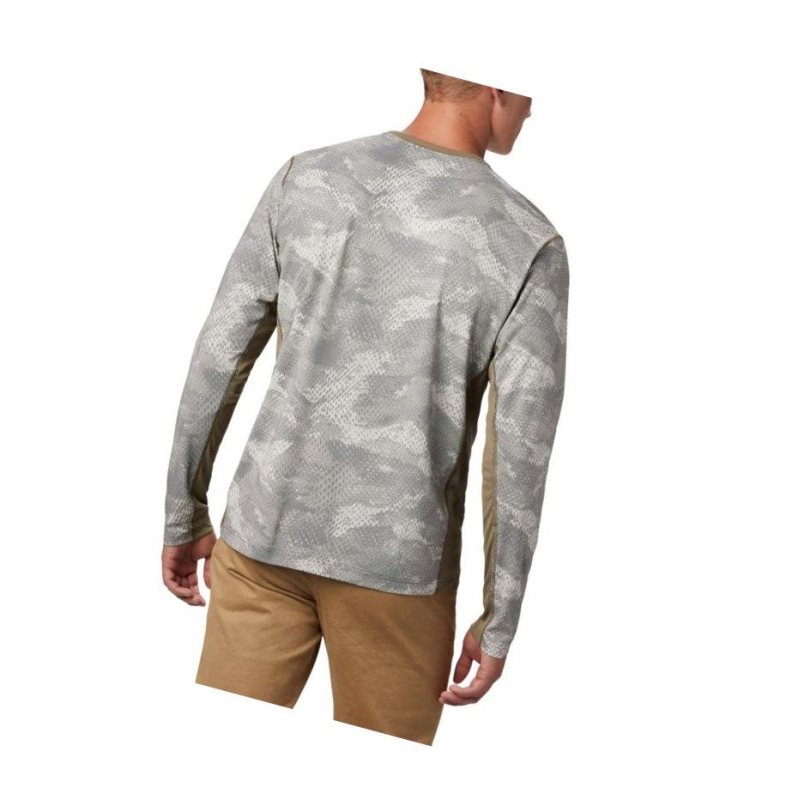 Bluza Columbia Solar Chill 2.0 Long Sleeve Męskie Khaki | 67ELWGCYP