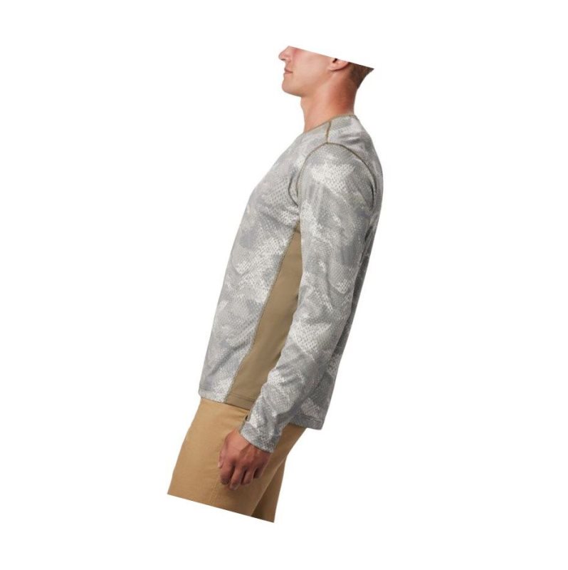 Bluza Columbia Solar Chill 2.0 Long Sleeve Męskie Khaki | 67ELWGCYP