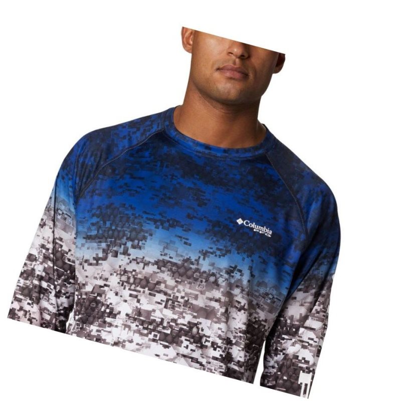 Bluza Columbia Super Terminal Tackle Long Sleeve Męskie Camo | 59BOCVQUM