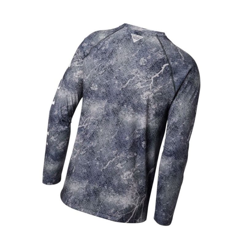 Bluza Columbia Super Terminal Tackle Long Sleeve Męskie Czarne Brązowe | 16WTUZPEK