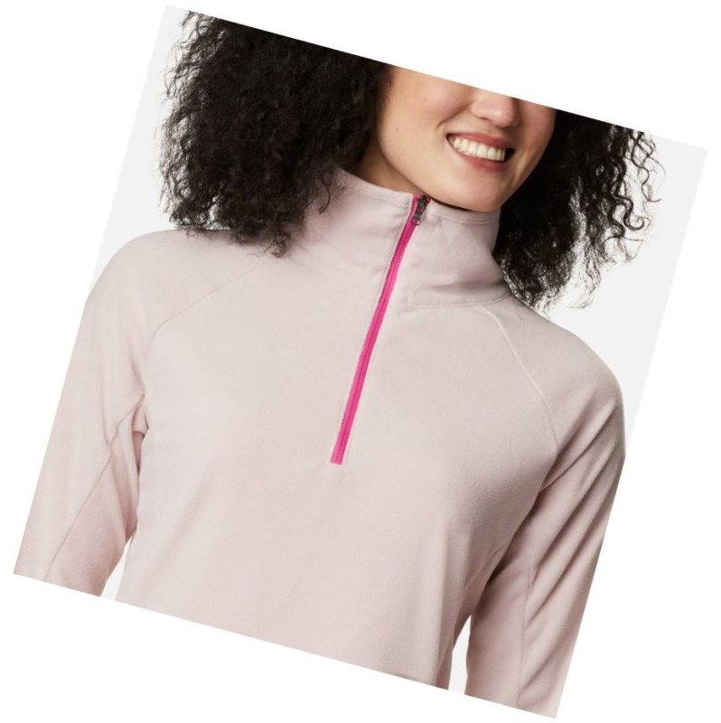 Bluza Columbia TTIP Glacial 1/2 Zip Top Fleece Damskie Różowe | 50MASNOQI