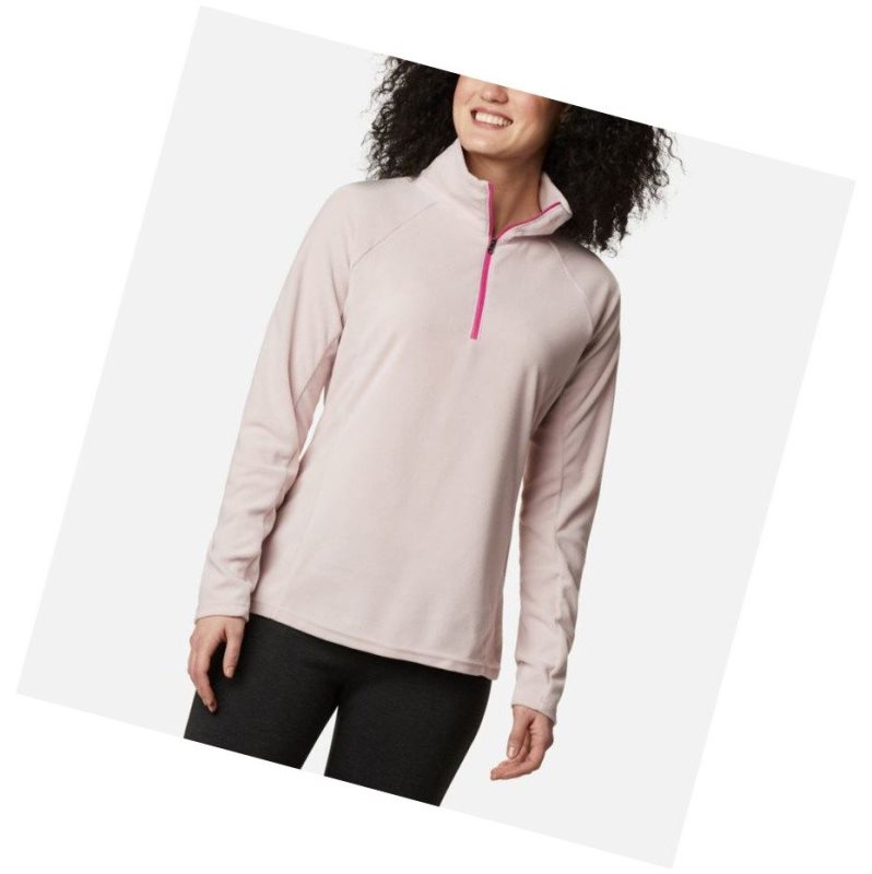 Bluza Columbia TTIP Glacial 1/2 Zip Top Fleece Damskie Różowe | 50MASNOQI