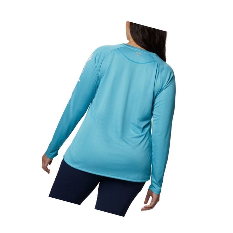 Bluza Columbia Tidal Heather Long Sleeve Damskie Białe | 74EYQFZSH