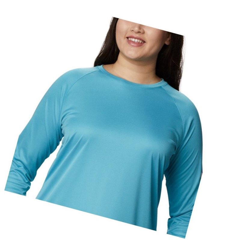 Bluza Columbia Tidal Heather Long Sleeve Damskie Białe | 74EYQFZSH