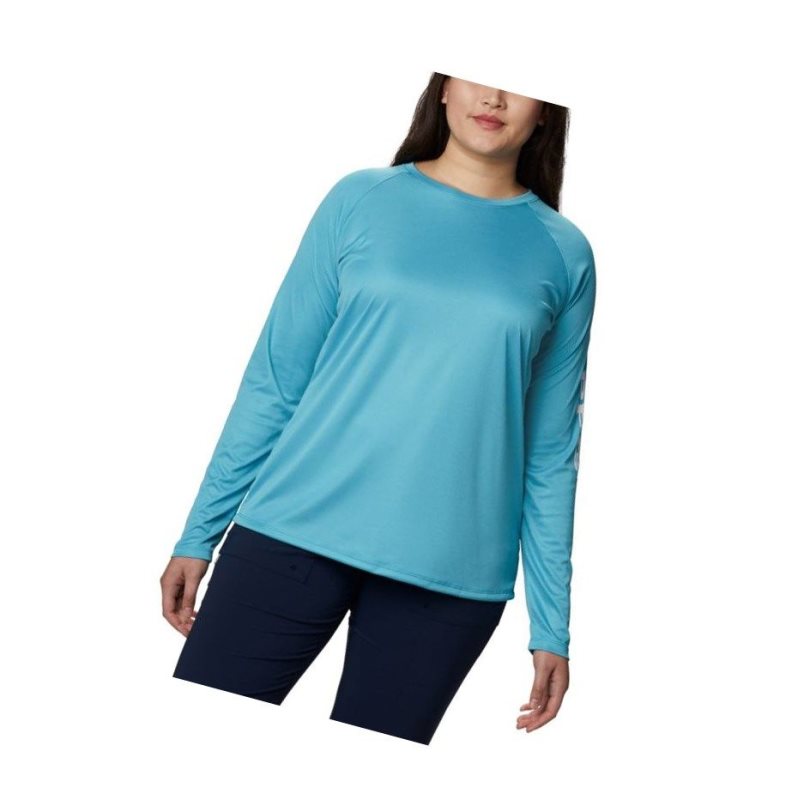 Bluza Columbia Tidal Heather Long Sleeve Damskie Białe | 74EYQFZSH