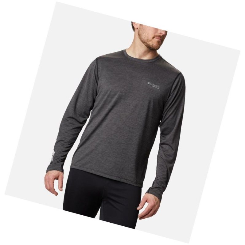 Bluza Columbia Trinity Trail II Long Sleeve Męskie Czarne | 03MFLAWUZ