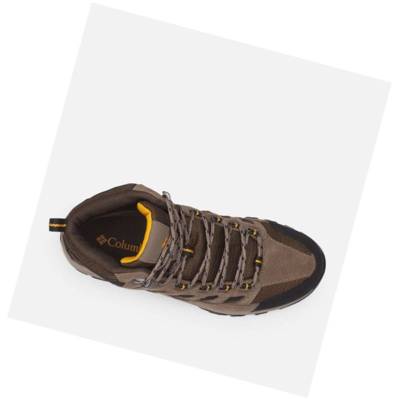 Buty Trekkingowe Columbia Crestwood Mid Waterproof Męskie Ciemny Brązowe Szare | 78EXAINGF