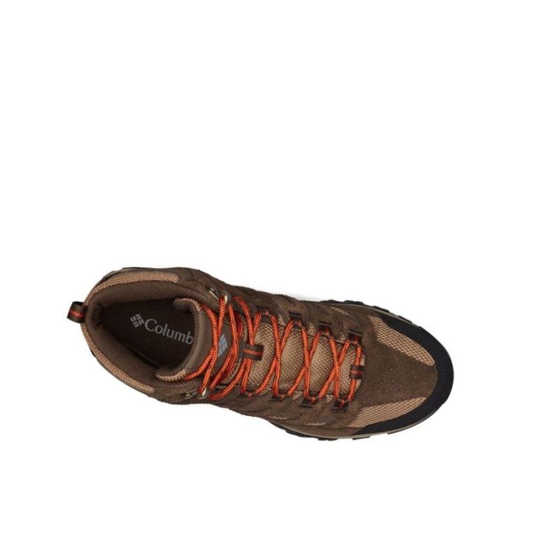 Buty Trekkingowe Columbia Crestwood Mid Waterproof Wide Męskie Ciemny Brązowe | 02LZJPUDA