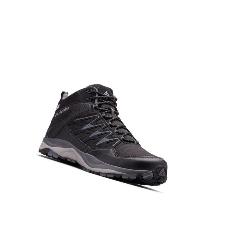 Buty Trekkingowe Columbia Wayfinder Mid OutDry Męskie Czarne | 08VFNWXHC