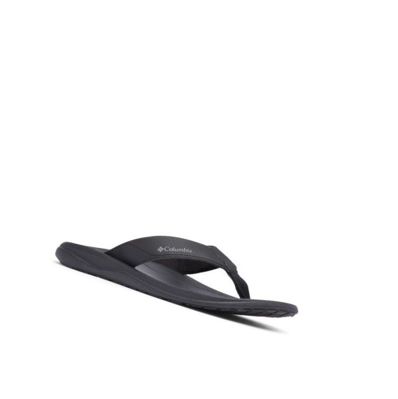 Japonki Columbia Flip Flop Męskie Czarne Szare | 19ICBKWZG