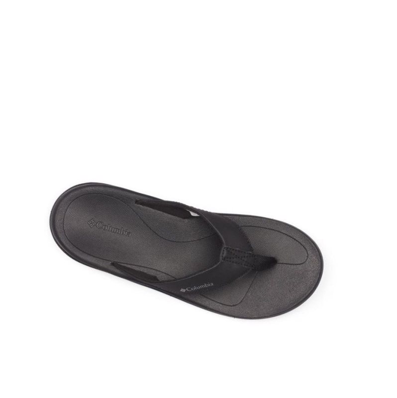 Japonki Columbia Flip Flop Męskie Czarne Szare | 19ICBKWZG