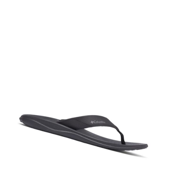 Japonki Columbia Flip Flop Męskie Czarne Szare | 19ICBKWZG