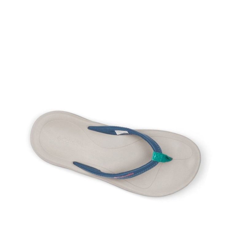 Japonki Columbia Flip Sandal Damskie Niebieskie Zielone | 59EGYFBMC