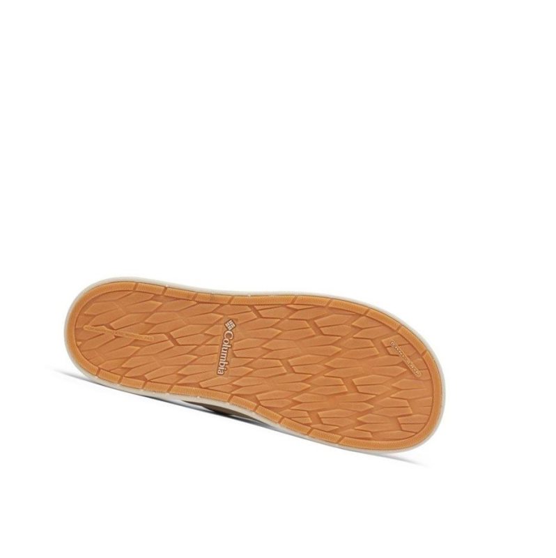 Japonki Columbia PFG Fish Flip Sandal Męskie Brązowe Khaki | 05FYTXWUB