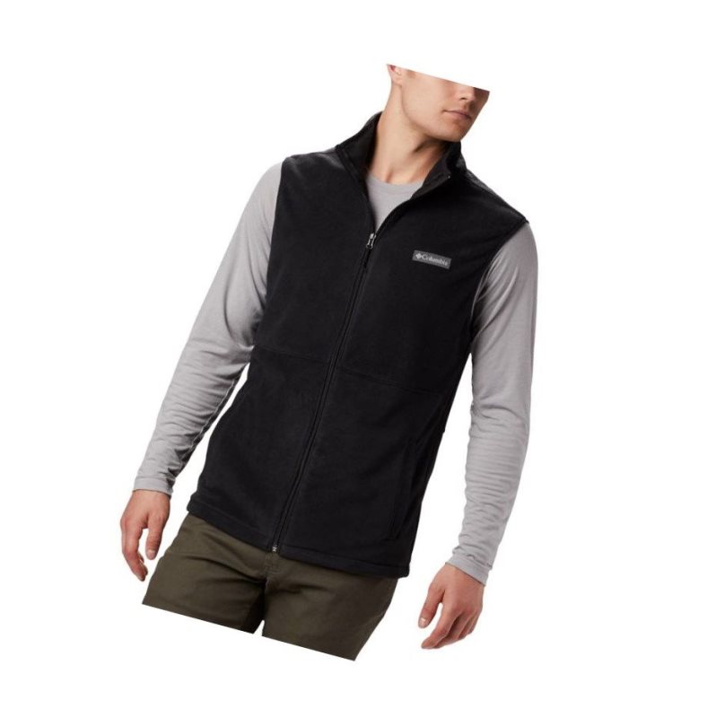 Kamizelka Columbia Basin Trail Fleece Big Męskie Czarne | 95FXBOIYL