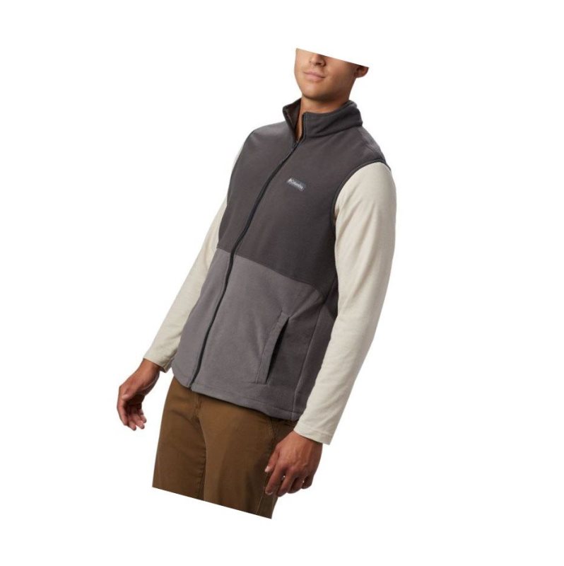 Kamizelka Columbia Basin Trail Fleece Tall Męskie Szare | 26QAVMNRS