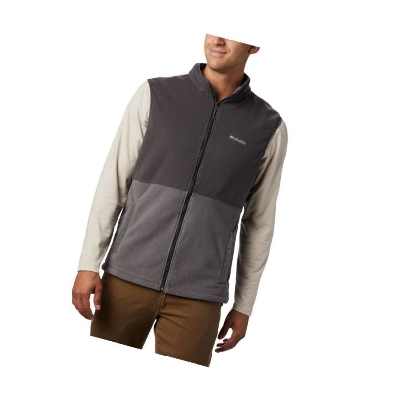 Kamizelka Columbia Basin Trail Fleece Tall Męskie Szare | 26QAVMNRS