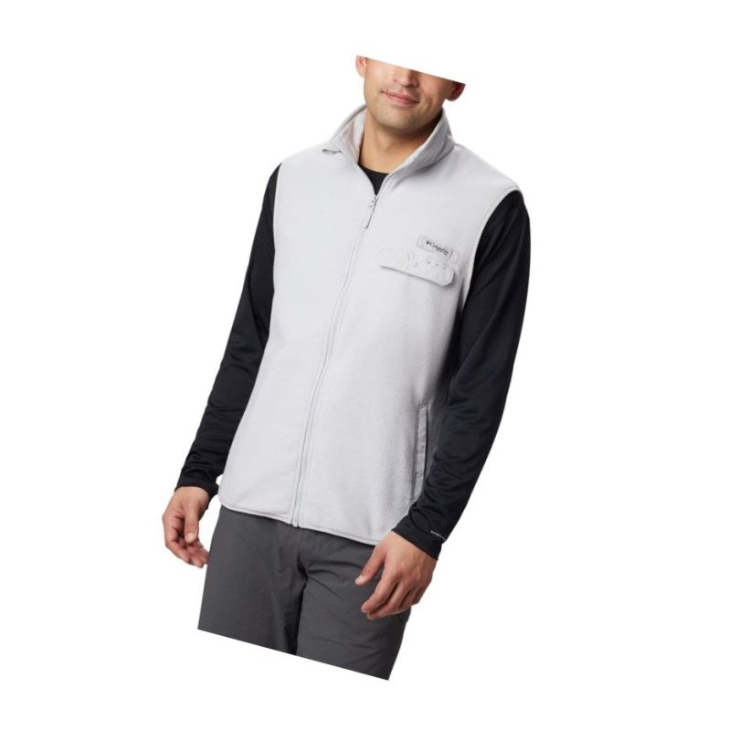 Kamizelka Columbia M Harborside II Fleece Męskie Szare | 34WIMSJPN