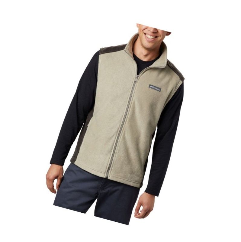 Kamizelka Columbia Steens Mountain Fleece Męskie Brązowe | 73SXCGQYB