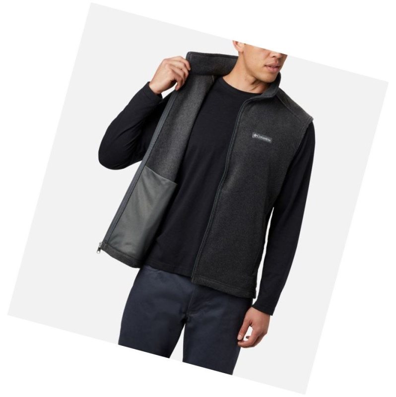 Kamizelka Columbia Steens Mountain Fleece Męskie Szare | 15YPCFBKX