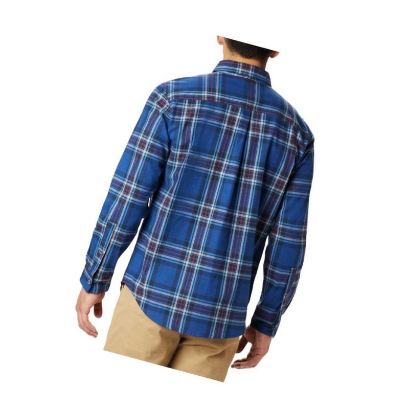 Koszule Columbia Boulder Ridge?Long Sleeve Flannel Męskie Brązowe | 75CMZDIFO