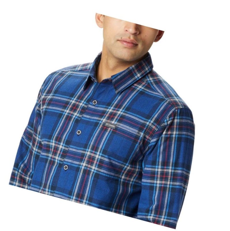 Koszule Columbia Boulder Ridge?Long Sleeve Flannel Męskie Brązowe | 75CMZDIFO