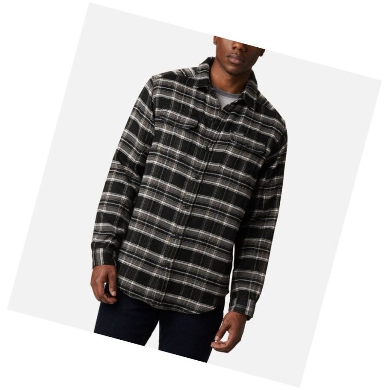 Koszule Columbia Deschutes River Heavyweight Flannel Męskie Szare | 73KBCVUZN