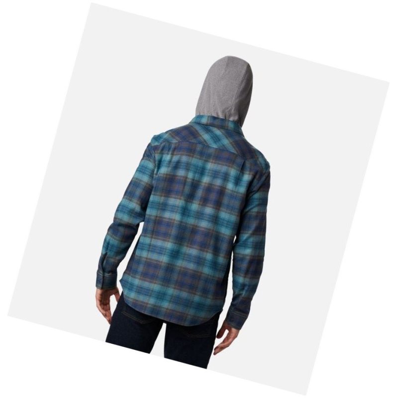 Koszule Columbia Flare Gun Stretch Flannel Męskie Niebieskie | 67UNTSWRJ