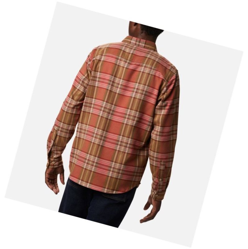 Koszule Columbia Outdoor Elements Stretch Flannel Męskie Niebieskie Czerwone Kolorowe | 72LXWHPGJ