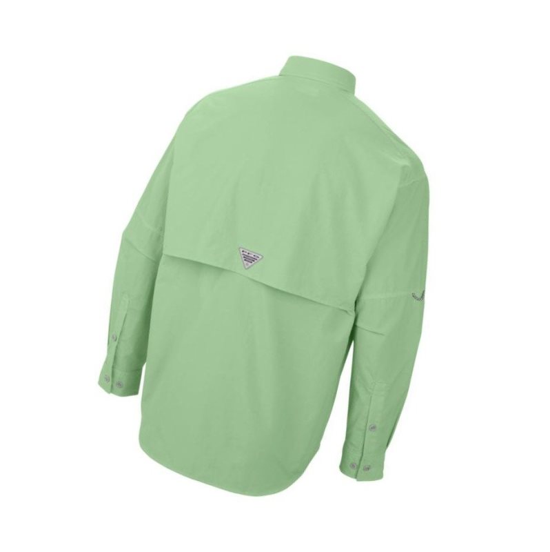 Koszule Columbia PFG Bahama II Long Sleeve Big Męskie Zielone | 72SPIEBTQ