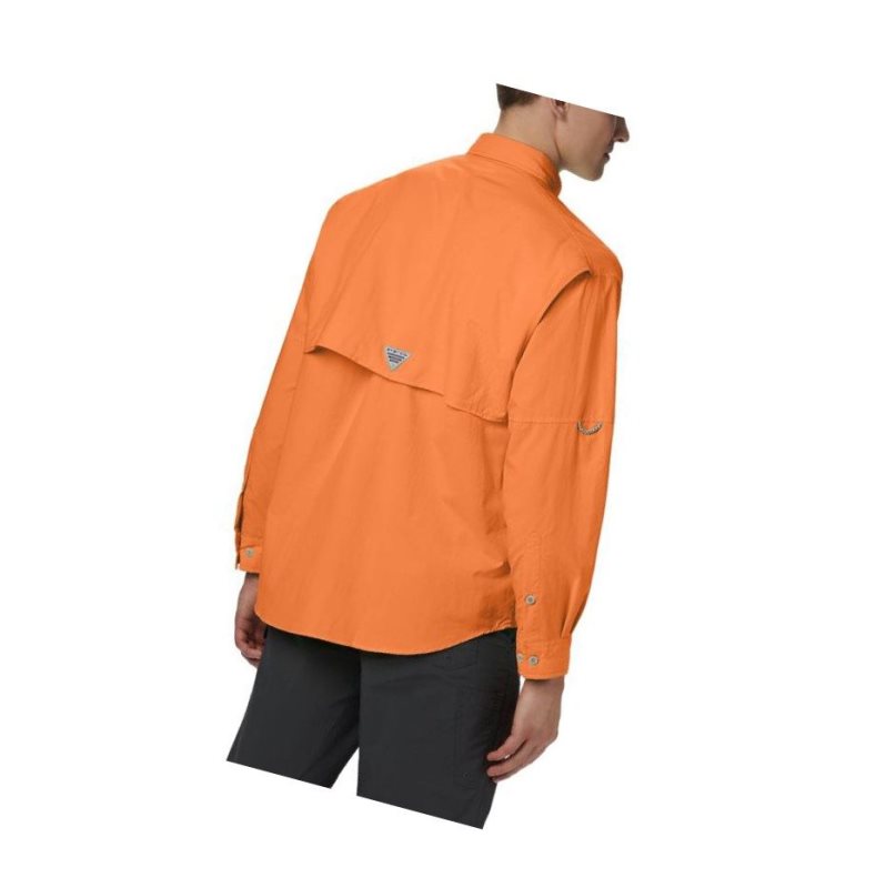 Koszule Columbia PFG Bahama II Long Sleeve Męskie Pomarańczowe | 98JPNSWMA