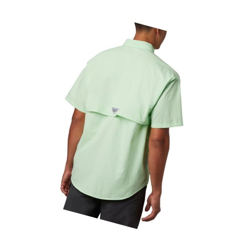 Koszule Columbia PFG Bahama II Short Sleeve Męskie Zielone | 76MIKUVHJ