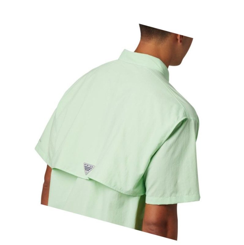 Koszule Columbia PFG Bahama II Short Sleeve Męskie Zielone | 76MIKUVHJ