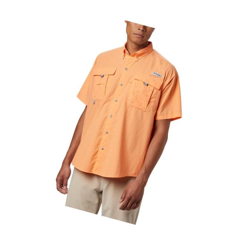 Koszule Columbia PFG Bahama II Short Sleeve Męskie Pomarańczowe | 72FWTSOIC