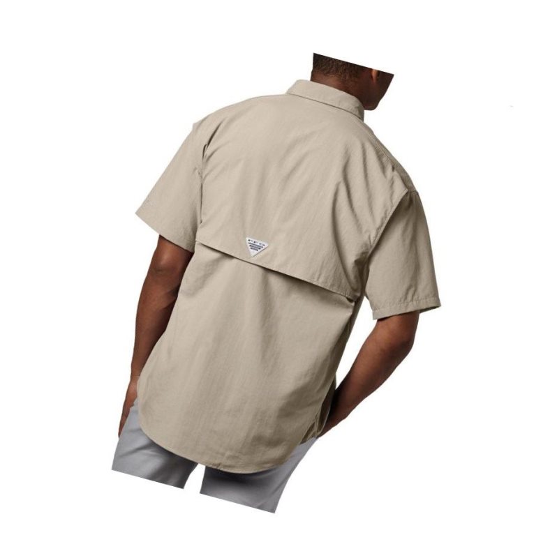 Koszule Columbia PFG Bahama II Short Sleeve Męskie Khaki | 67CFHSEPD