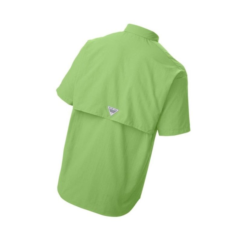 Koszule Columbia PFG Bahama II Short Sleeve Męskie Głęboka Zielone | 36WCDJTQM