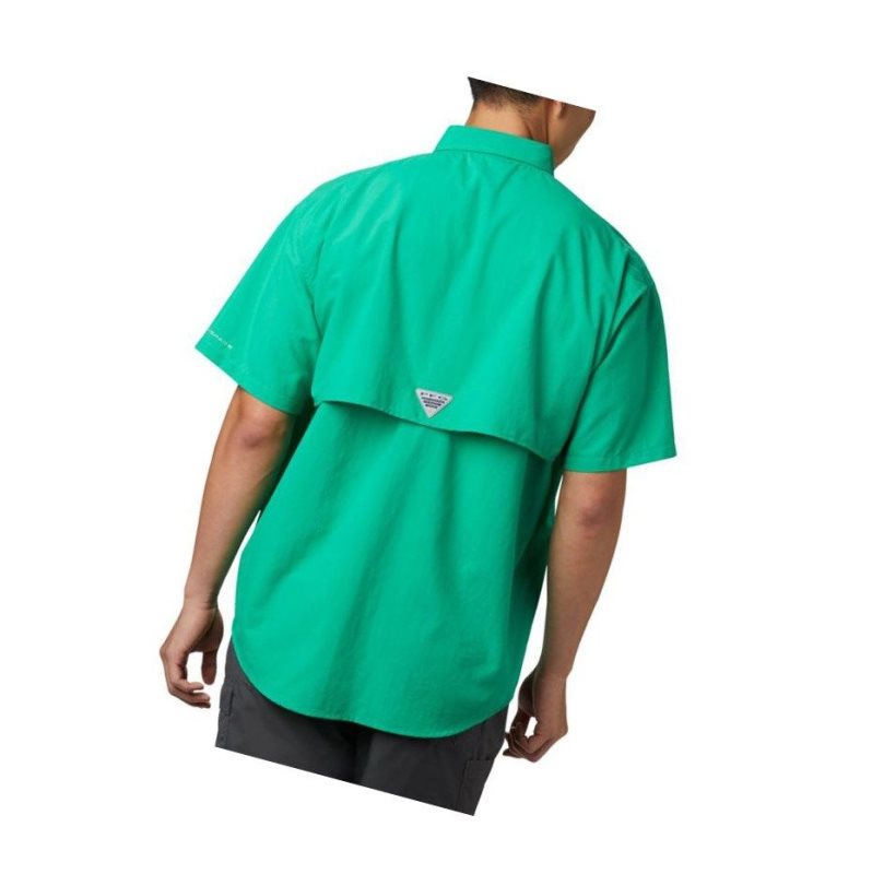 Koszule Columbia PFG Bahama II Short Sleeve Męskie Głęboka Zielone | 06SEDIFRB