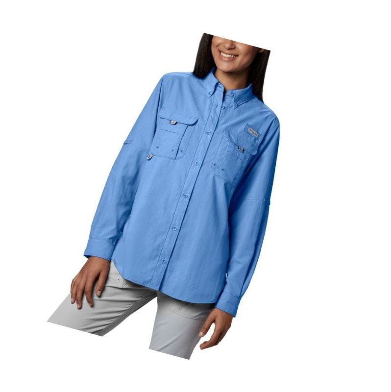 Koszule Columbia PFG Bahama Long Sleeve Damskie Białe | 38CJQSYLI