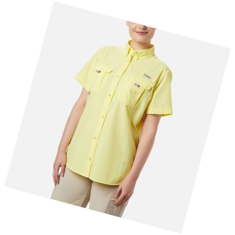 Koszule Columbia PFG Bahama Short Sleeve Damskie Pomarańczowe | 81OTRVXLA