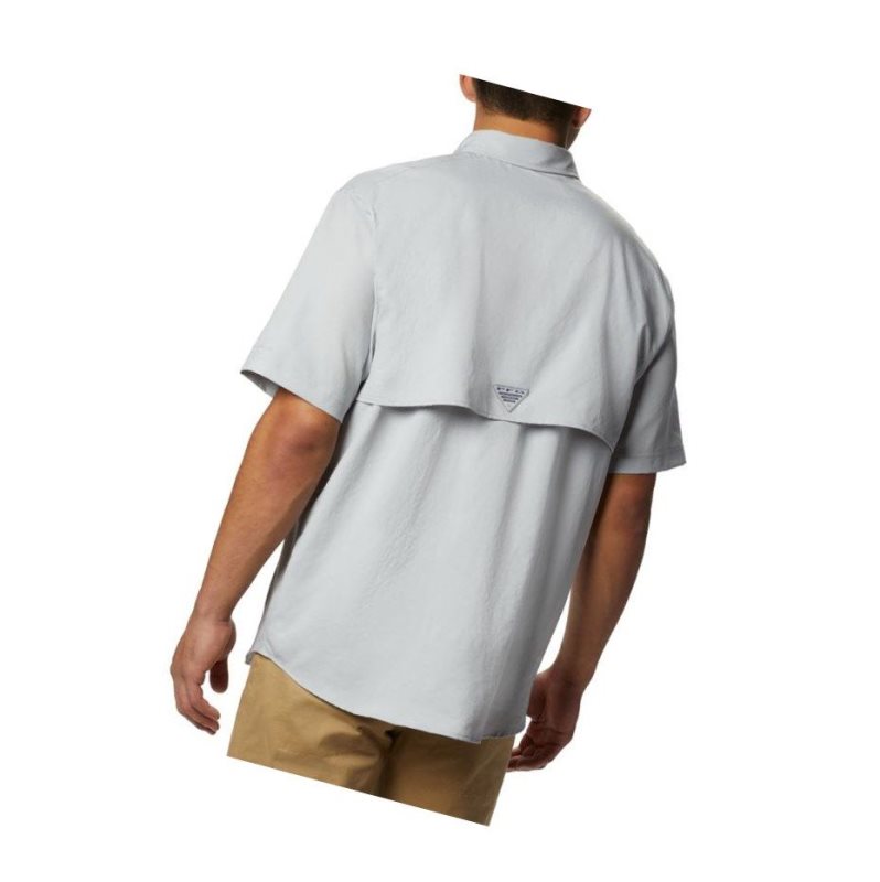 Koszule Columbia PFG Blood and Guts III Short Sleeve Woven Tall Męskie Szare | 72SMDJYLE