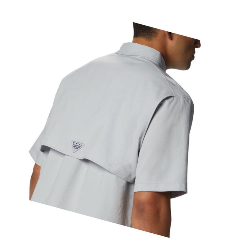 Koszule Columbia PFG Blood and Guts III Short Sleeve Woven Męskie Szare | 71KUXAFOI