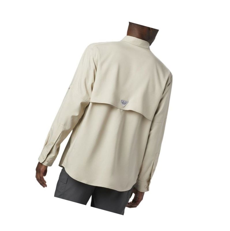 Koszule Columbia PFG Blood and Guts III Long Sleeve Woven Męskie Khaki | 62BJQGYKR