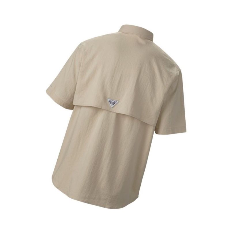 Koszule Columbia PFG Blood and Guts III Short Sleeve Woven Big Męskie Khaki | 21ZDTMLPE