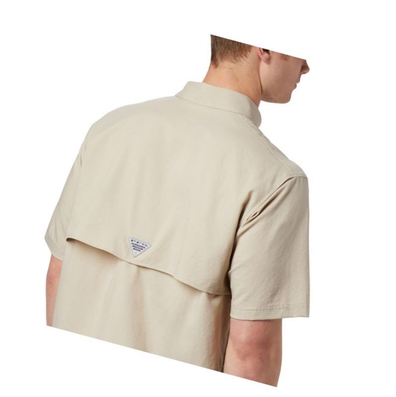 Koszule Columbia PFG Blood and Guts III Short Sleeve Woven Męskie Khaki | 03YSDBICJ