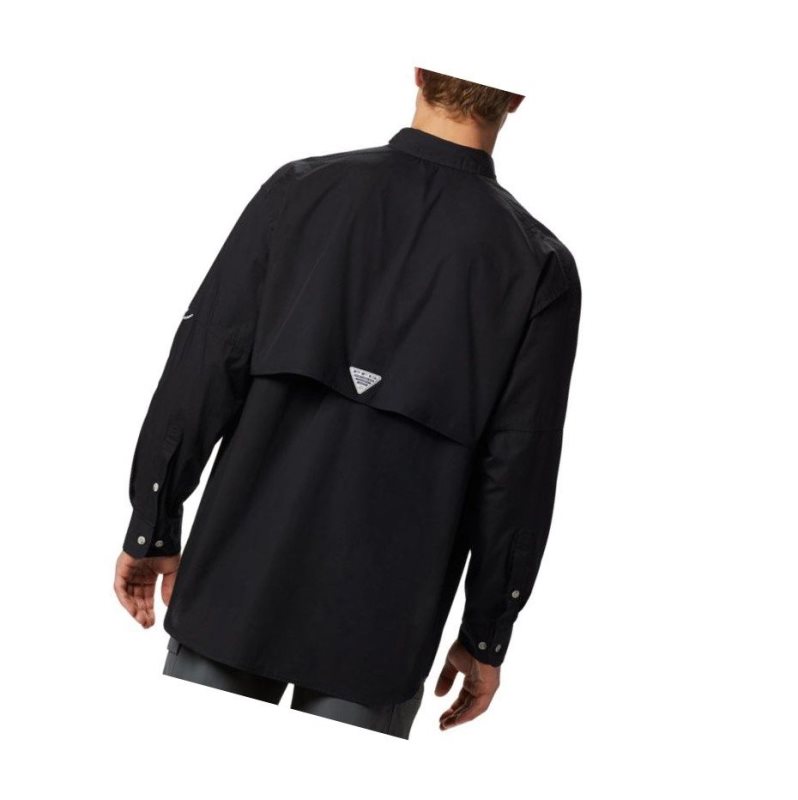 Koszule Columbia PFG Bonehead Long Sleeve Big Męskie Czarne | 81IEVXSTO