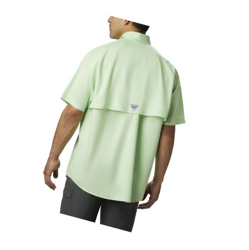 Koszule Columbia PFG Bonehead Short Sleeve Męskie Zielone | 56QOLWKAM