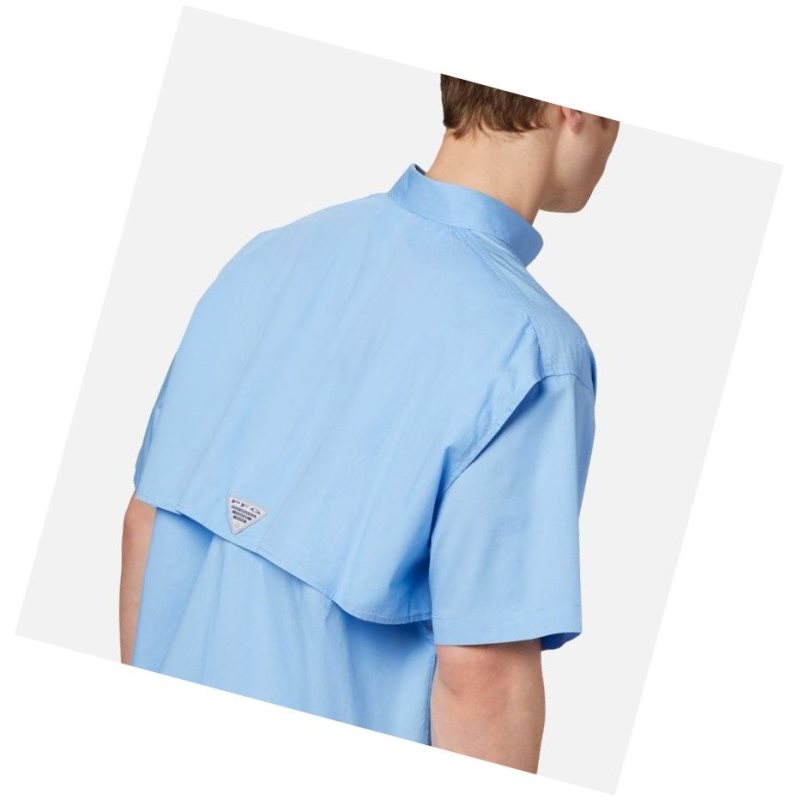 Koszule Columbia PFG Bonehead Short Sleeve Męskie Białe | 29WBYGKFI