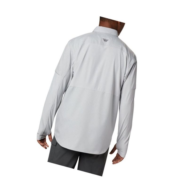 Koszule Columbia PFG Force XII Zero Long Sleeve Hybrid Męskie Szare | 54AYQFLHE