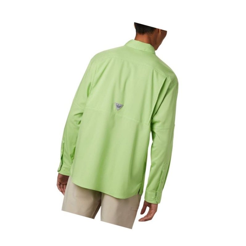 Koszule Columbia PFG Low Drag Offshore Long Sleeve Męskie Głęboka Zielone | 58EONJYCG