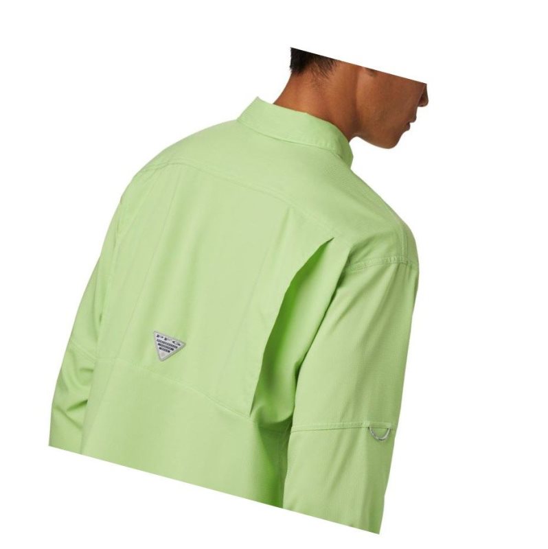 Koszule Columbia PFG Low Drag Offshore Long Sleeve Męskie Głęboka Zielone | 58EONJYCG